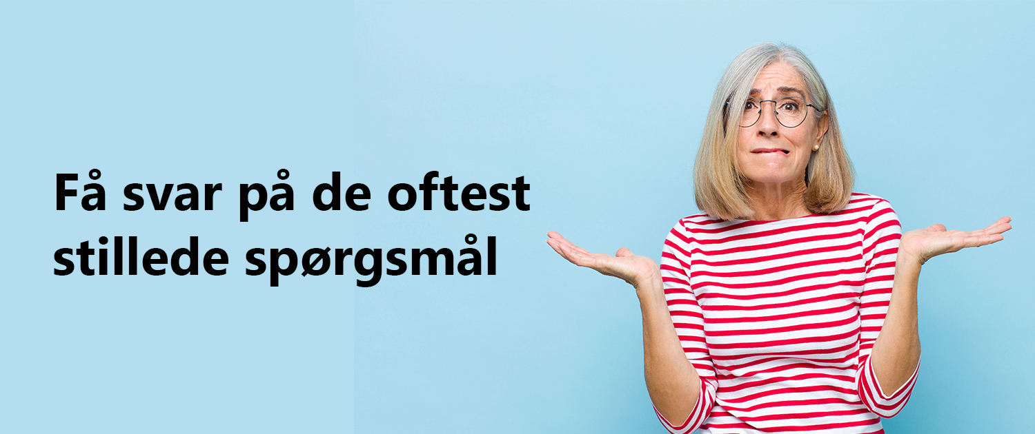 Ofte stillede spørgsmål om Seniorshop